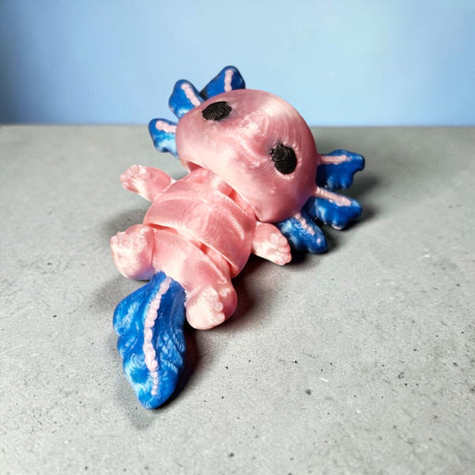 Mini Ajolote Articulado Burbujita