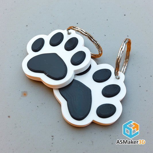 Llavero Huellita 3D – Para Amantes de las Mascotas