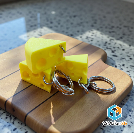 Mini Quesito Kawaii – Llavero 3D para Amantes del Queso