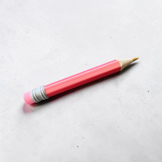 Pluma Funcional con Diseño de Lápiz ROJA